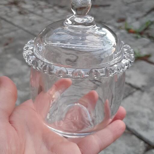 عسل خوری  بلور طرح قلبی